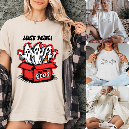 Just here for the boos, Graphic Apparel - 5421
