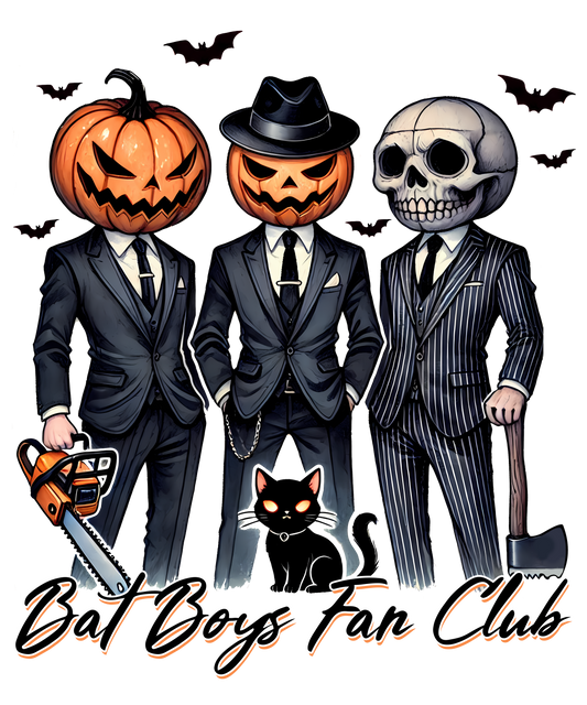 Bat boys club, Halloween, Press-ready, Transfer only, MTO