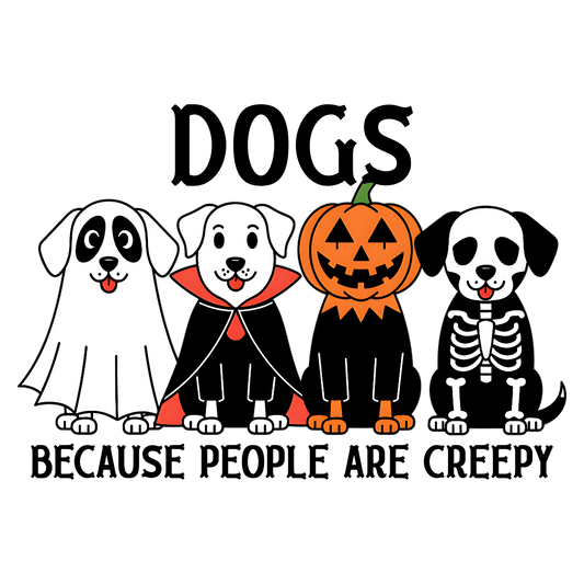 Dogs, Halloween, Press-ready, Transfer only, MTO