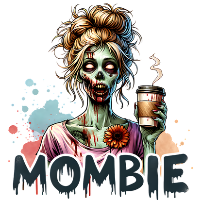 Mombie, Halloween, Press-ready, Transfer only, MTO