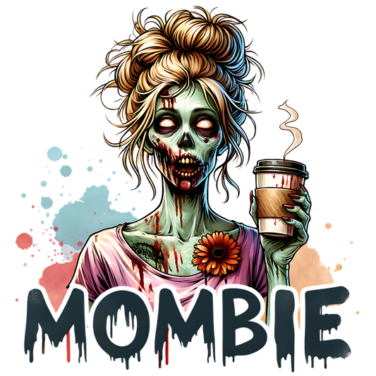 Mombie, Halloween, Press-ready, Transfer only, MTO
