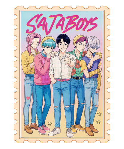 SajaBoys, Huntrix, Press-ready, Transfer only, MTO