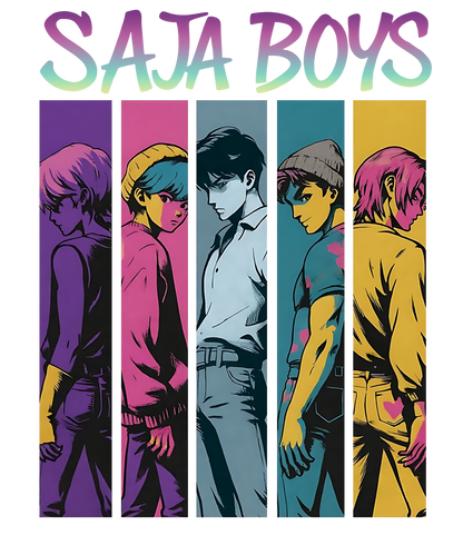 Saja Boys, Huntrix, Press-ready, Transfer only, MTO