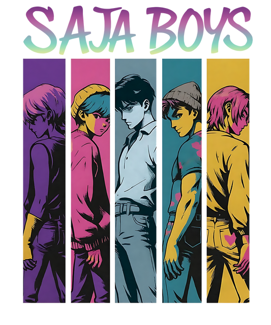 Saja Boys, Huntrix, Press-ready, Transfer only, MTO