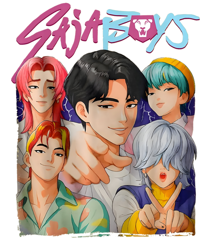 Saja Boys, Huntrix, Press-ready, Transfer only, MTO