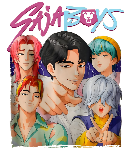 Saja Boys, Huntrix, Press-ready, Transfer only, MTO