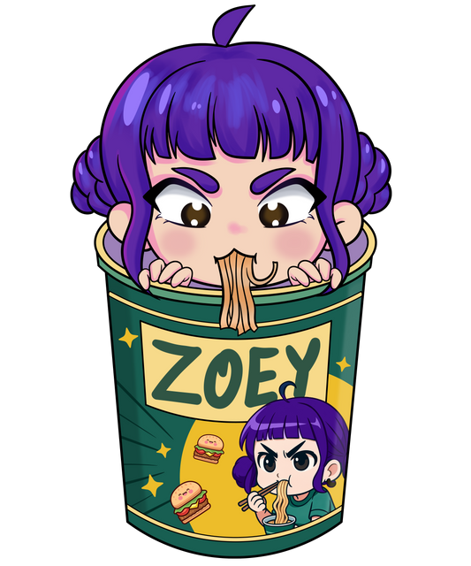 Zoey, Huntrix, Press-ready, Transfer only, MTO