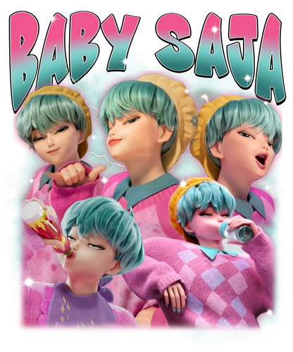 Baby saja, Huntrix, Press-ready, Transfer only, MTO