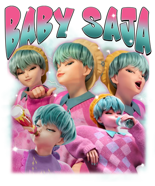 Baby saja, Huntrix, Press-ready, Transfer only, MTO