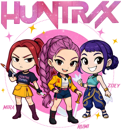 Huntrix, Press-ready, Transfer only, MTO