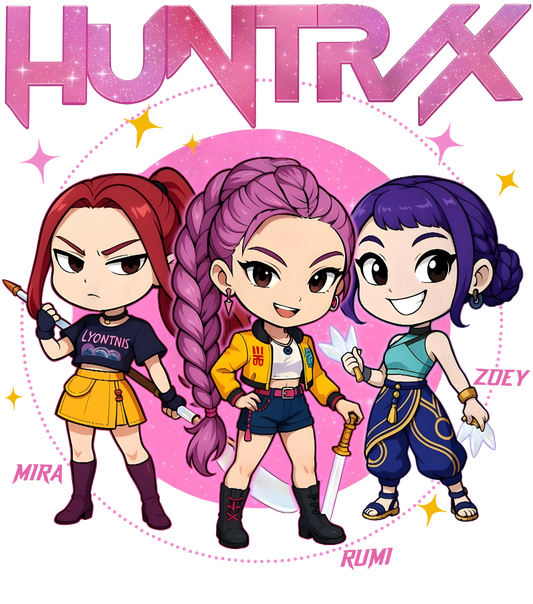 Huntrix, Press-ready, Transfer only, MTO