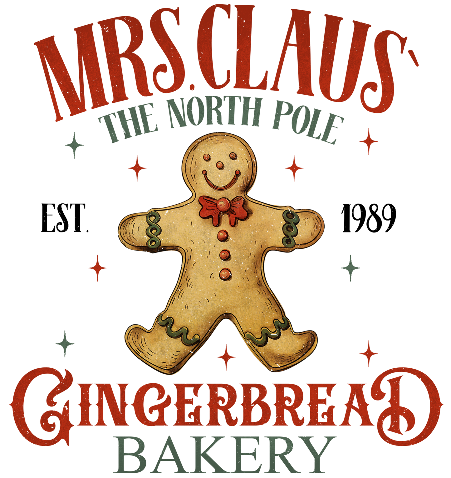 Mrs. Claus, Press-ready, Transfer only, MTO
