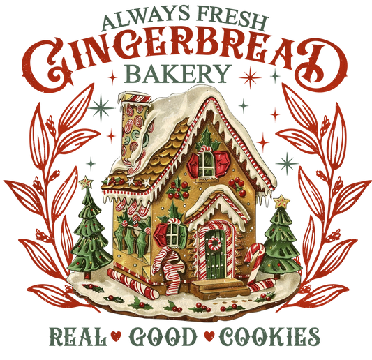 Gingerbread Bakery, Press-ready, Transfer only, MTO