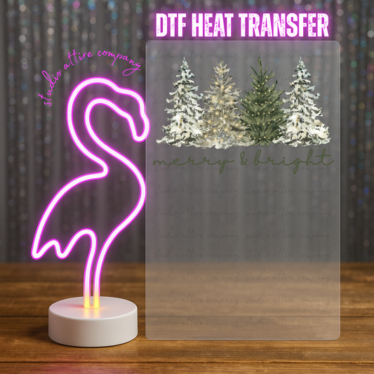 Merry and bright, Heat transfer, Press and peel, Full color, Instant press, MTO, 5516