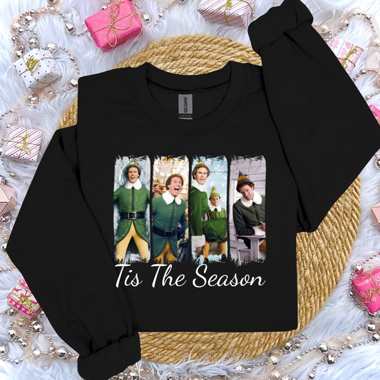 Tis the season elf Sweatshirt 5519