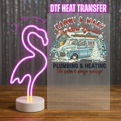 Wet bandits, Heat transfer, Press and peel, Full color, Instant press, MTO, 5522