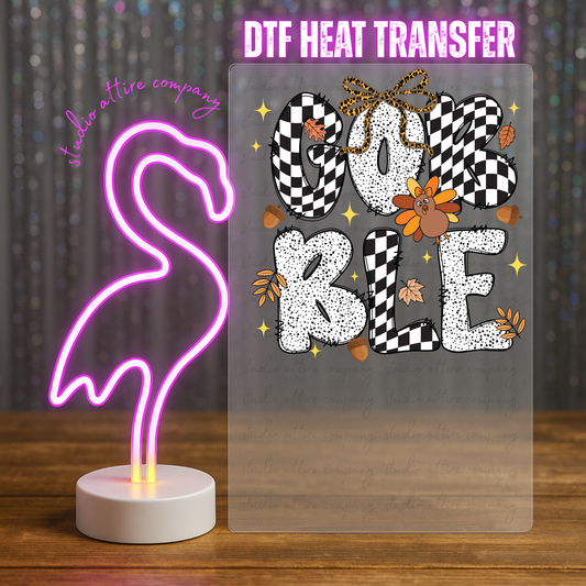 Gobble, Press-ready, Transfer only, MTO