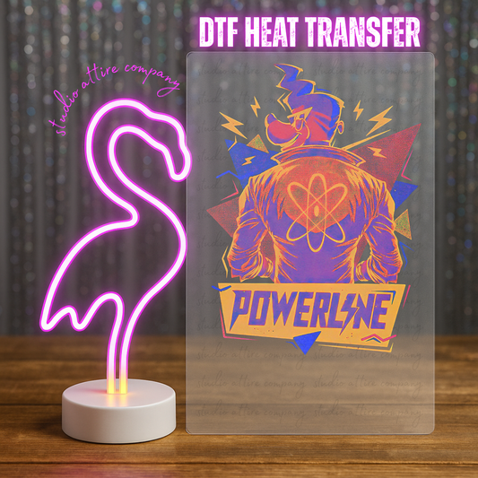 Powerline, Heat transfer, Press and peel, Full color, Instant press, MTO, 5540