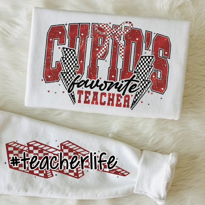 Cupid's favorite teacher, Sweatshirt, 5579, 5580