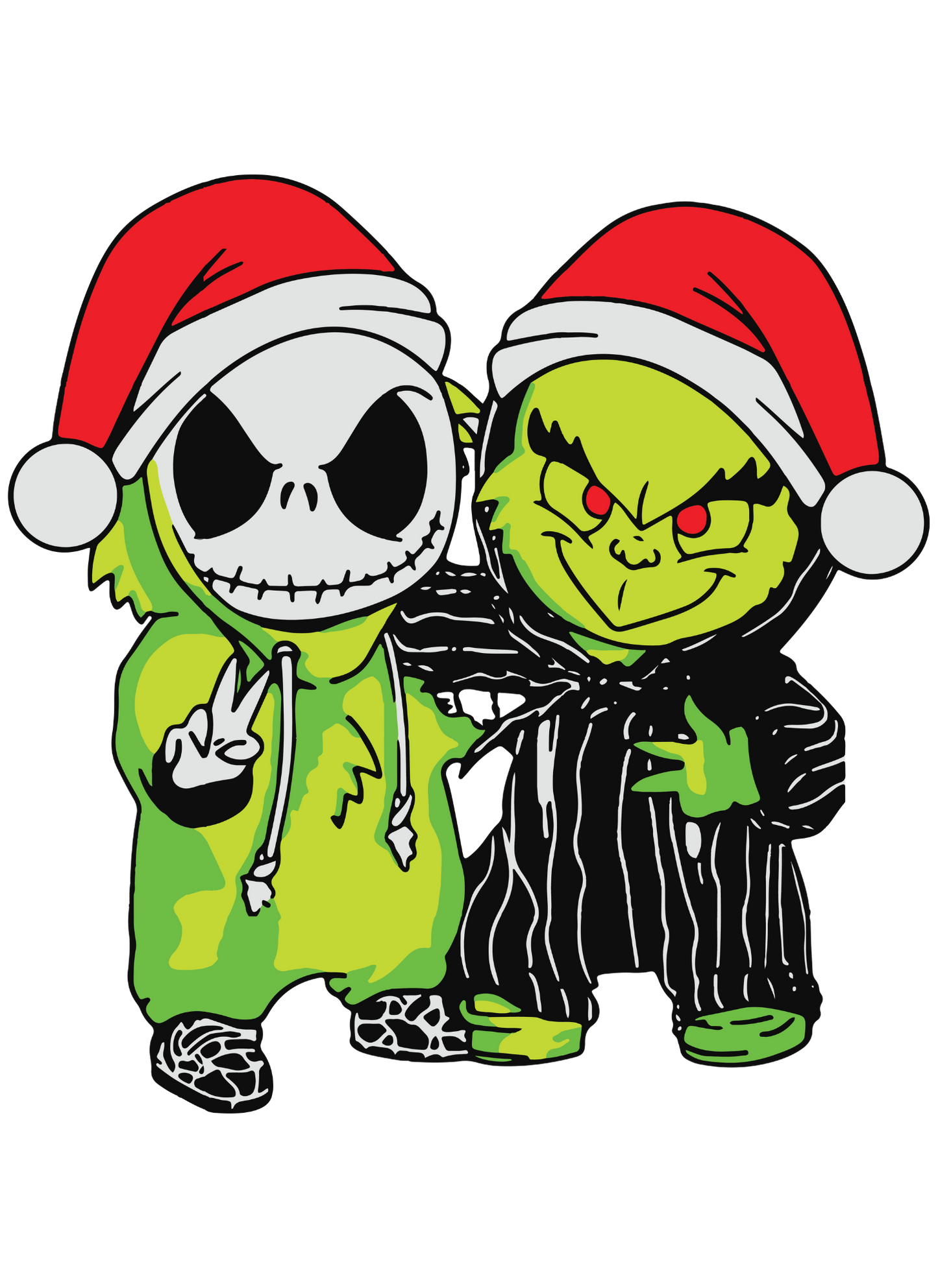 Green monster and jack, character