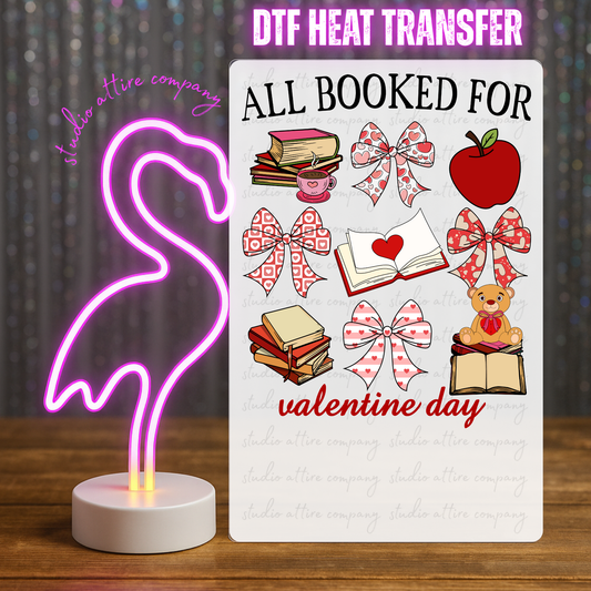 All booked for Valentine day, Valentine, Heat transfer, Press and peel, Full color, Instant press, MTO