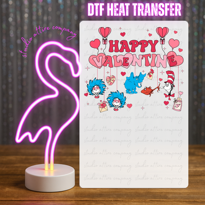 Happy Valentine, Valentine, Heat transfer, Press and peel, Full color, Instant press, MTO
