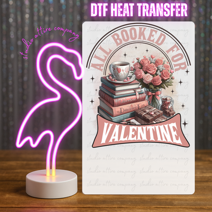 All booked for Valentine, Valentine, Heat transfer, Press and peel, Full color, Instant press, MTO