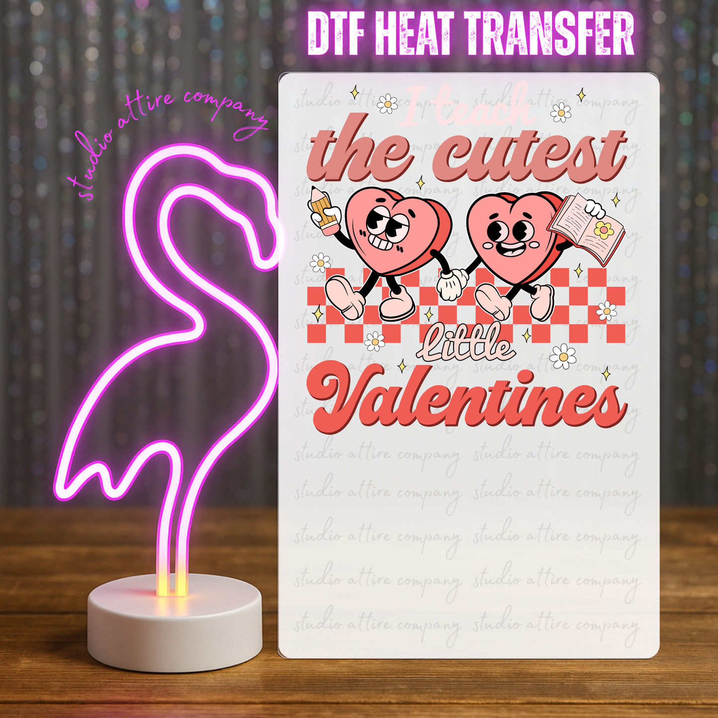 The Cutest Valentines, Valentine, Heat transfer, Press and peel, Full color, Instant press, MTO