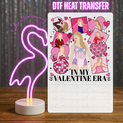 In my Valentines Era, Valentine, Heat transfer, Press and peel, Full color, Instant press, MTO