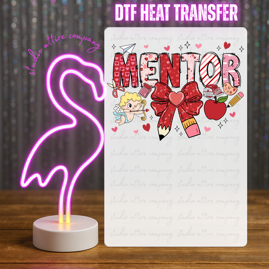 MENTOR, Valentine, Heat transfer, Press and peel, Full color, Instant press, MTO