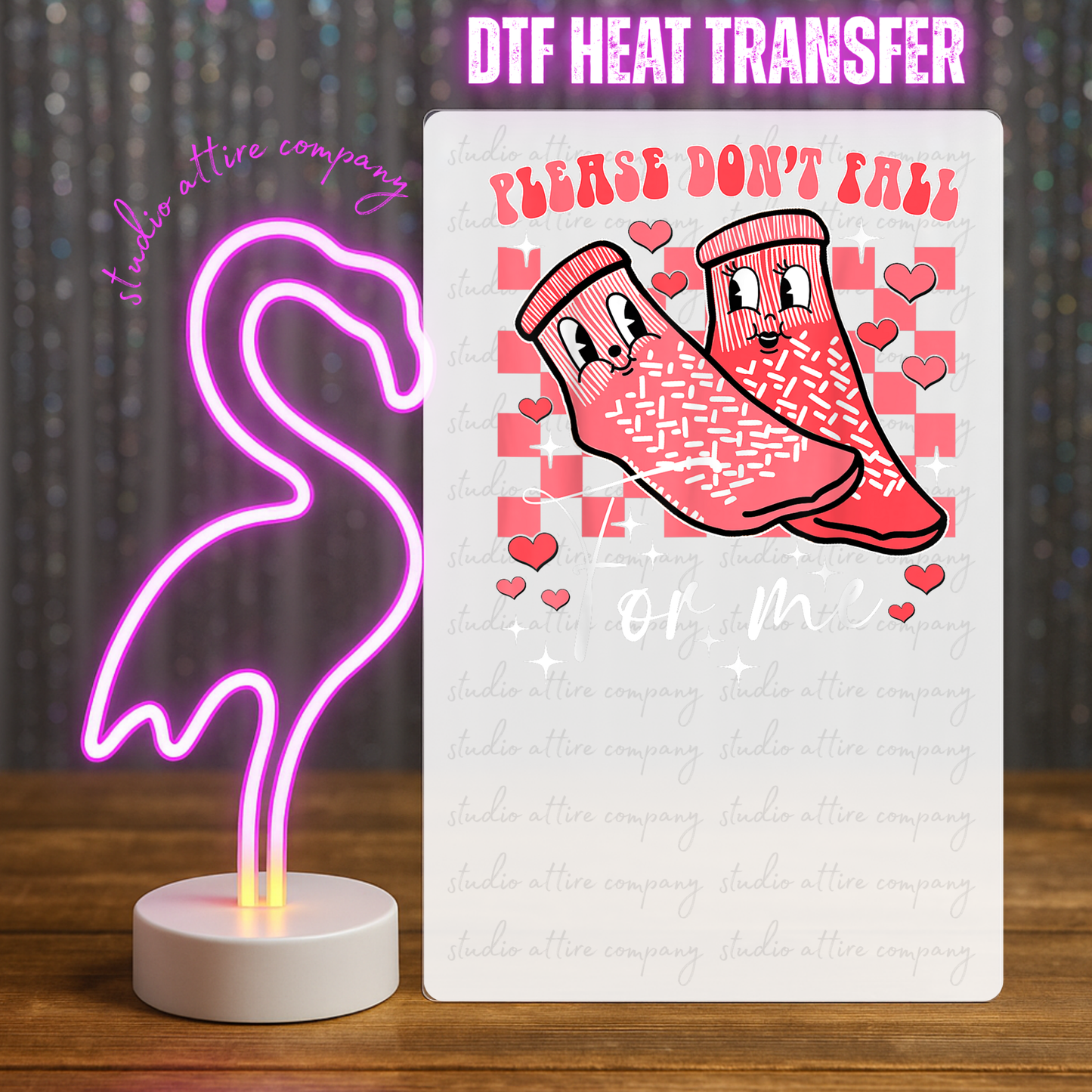 PLEASE DONT FALL ON ME, Heat Transfer, Press and peel, Full color, Instant press, MTO