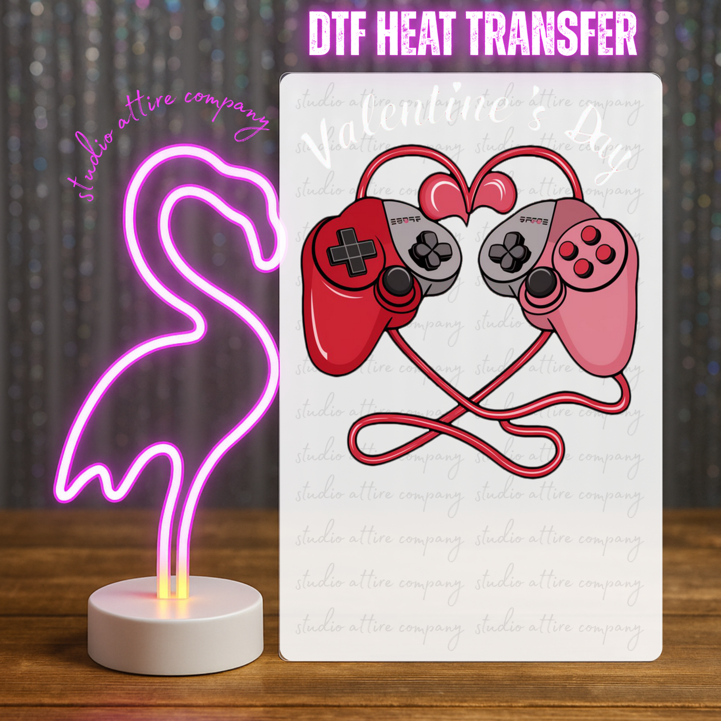 VALENTINE'S DAY, Heat Transfer, Press and peel, Full color, Instant press, MTO