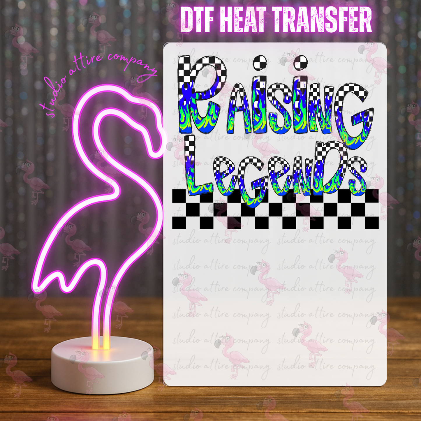 Raising legends, DTF Heat Transfer, Press and peel, Full color, Instant press, MTO