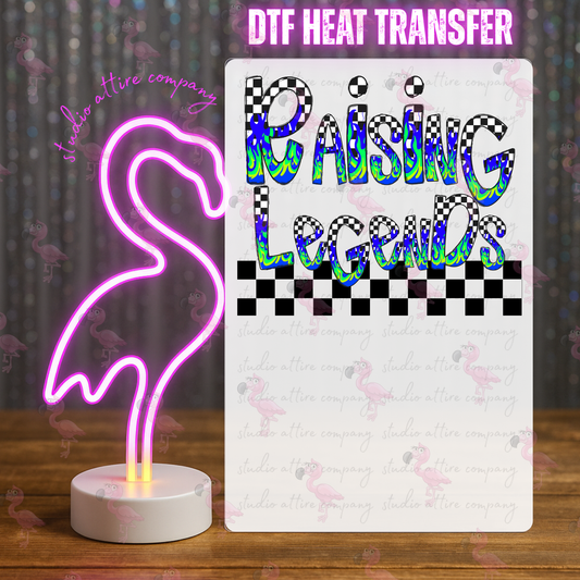 Raising legends, DTF Heat Transfer, Press and peel, Full color, Instant press, MTO