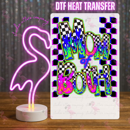 Mom of both, DTF Heat Transfer, Press and peel, Full color, Instant press, MTO