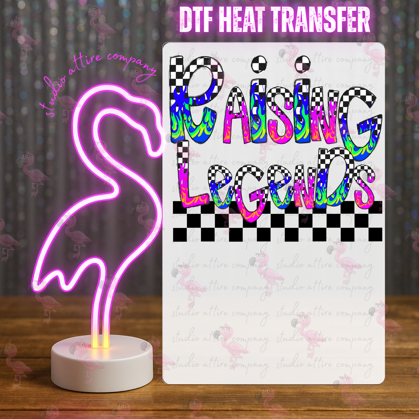 Raising legends, DTF Heat Transfer, Press and peel, Full color, Instant press, MTO