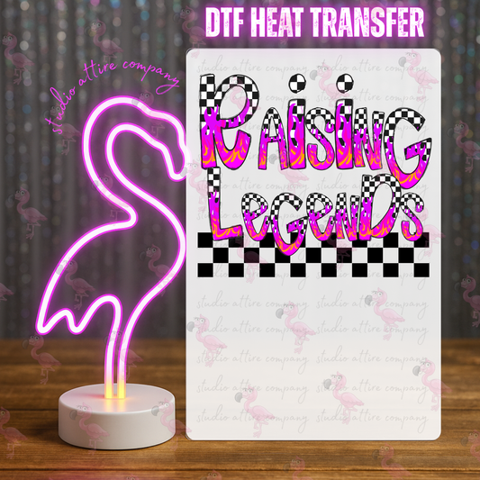 Raising legends, DTF Heat Transfer, Press and peel, Full color, Instant press, MTO