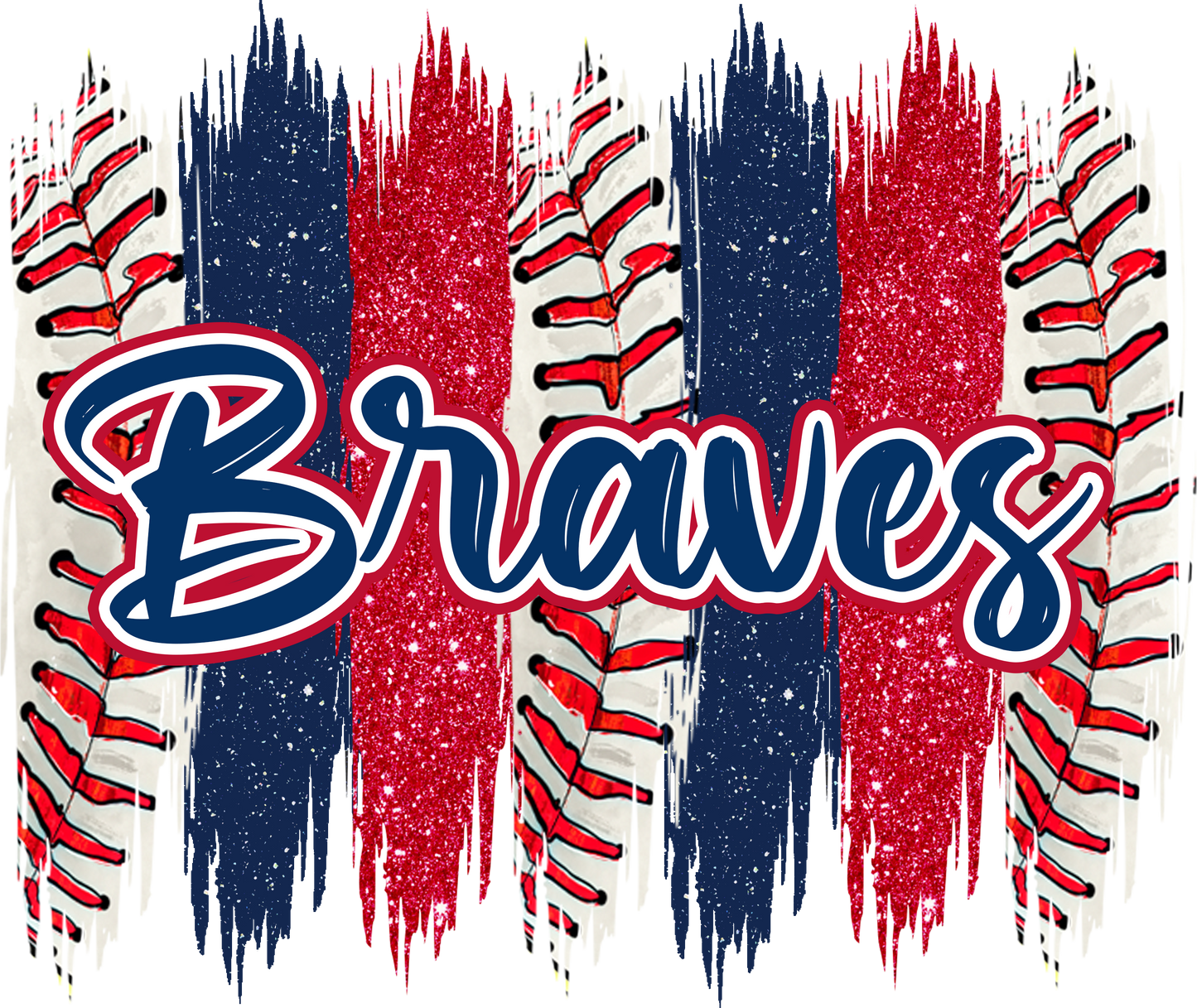 Braves, baseball, press and peel, no shirt, made to order