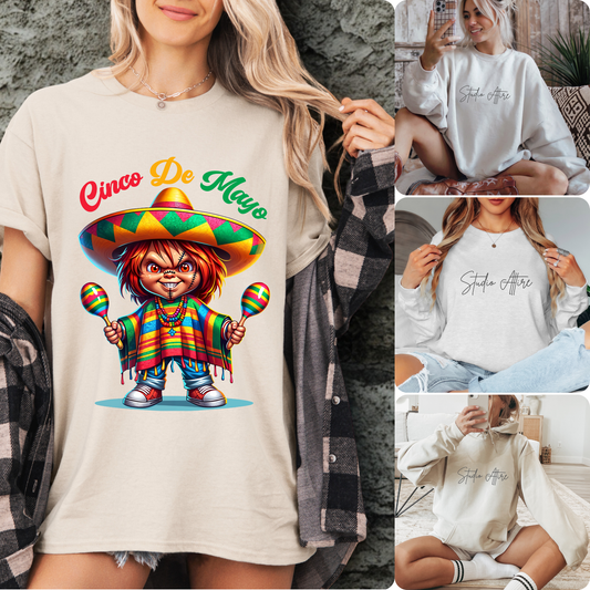 Cinco De Mayo, Chucky, Graphic Apparel - 643