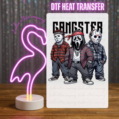 Gangster, Heat transfer, Press and peel, Full color, Instant press, MTO