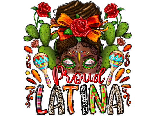 Proud Latina, Press-ready, Transfer only, MTO