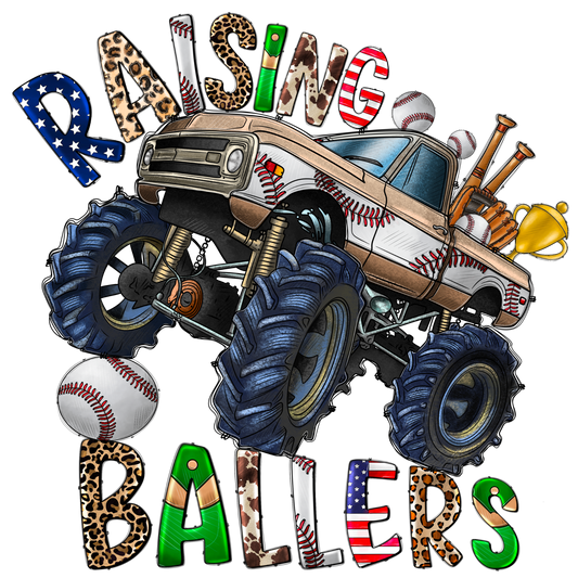 Raising ballers, Press-ready, Transfer only, MTO