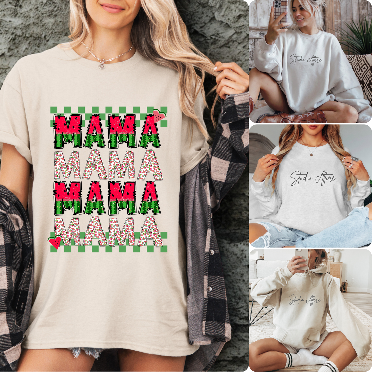 Watermelon mama, Graphic Apparel - 869