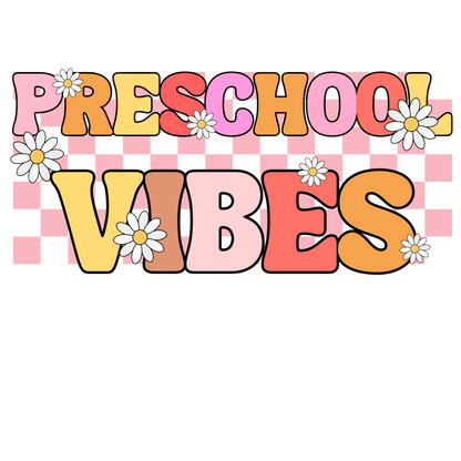 Daisy school theme set, Press-ready, Transfer only, MTO