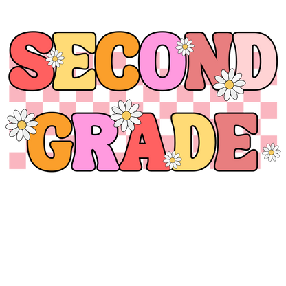 Daisy school theme set, Press-ready, Transfer only, MTO