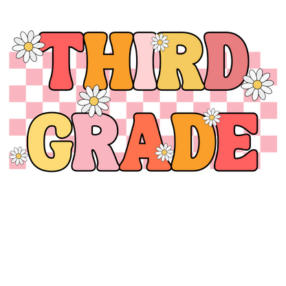 Daisy school theme set, Press-ready, Transfer only, MTO