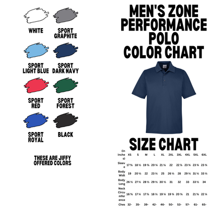 Custom Team 365 - Men's Zone Performance Polo
