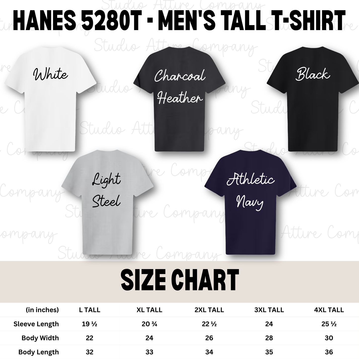 Hanes 5280T - Men's Tall T-Shirt