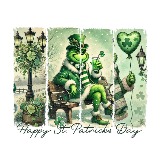 St. Patty, Character, heat transfer, press and peel, no shirt, made to order