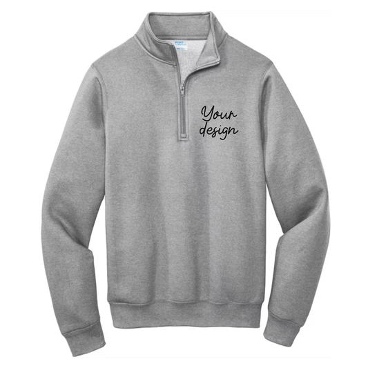 Custom 1/4 Zip Pullover - Port & Co